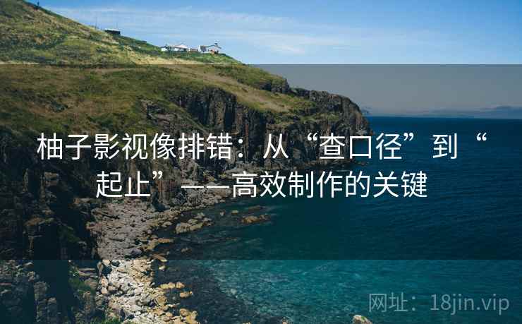 柚子影视像排错：从“查口径”到“起止”——高效制作的关键