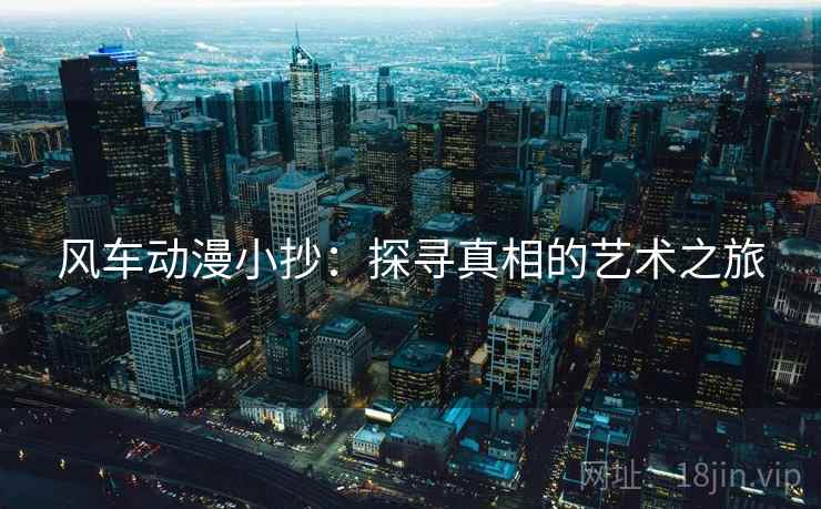 风车动漫小抄：探寻真相的艺术之旅